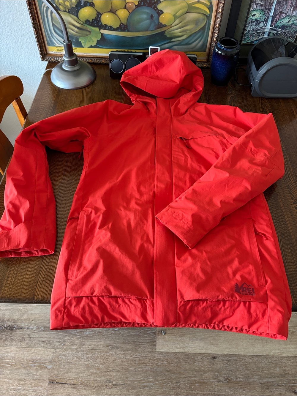 REI Men’s Peak 2L Hooded Raincoat